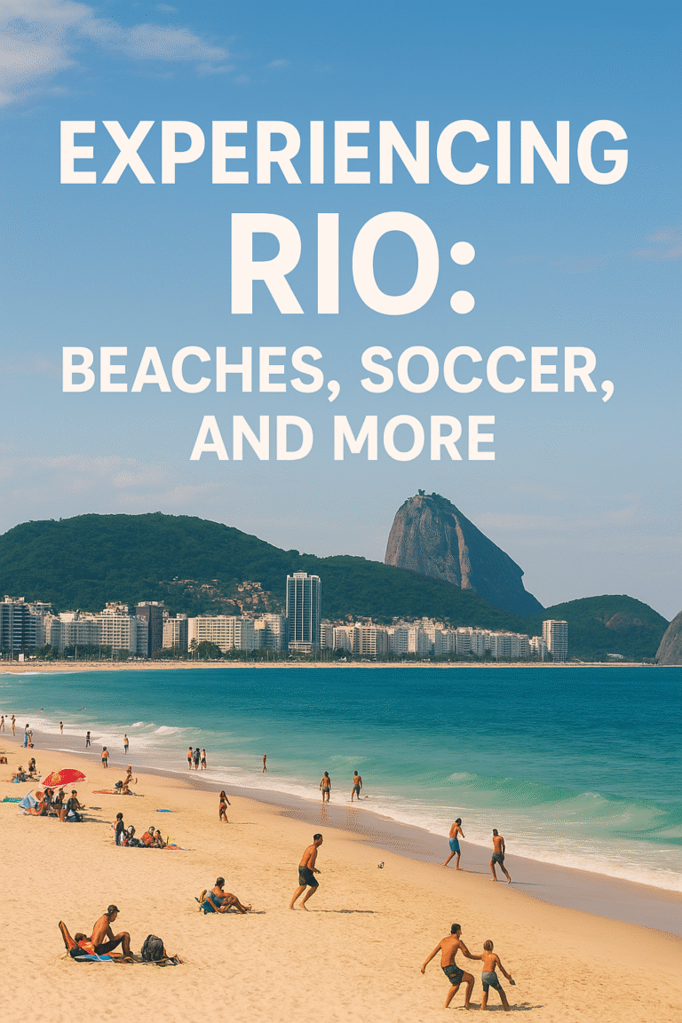 🇺🇸 🔵: Experience Rio – Beaches, Soccer, and More (Advanced Lesson)