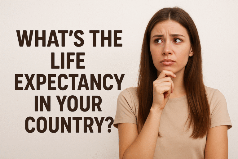 🇺🇸  Advanced Lesson: What is the Life Expectancy in Your Country? ( Advanced)