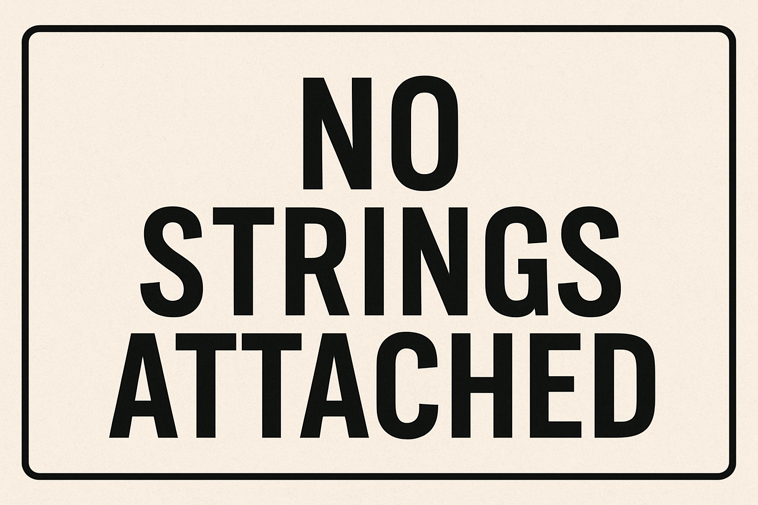 🇺🇸 No Strings Attached