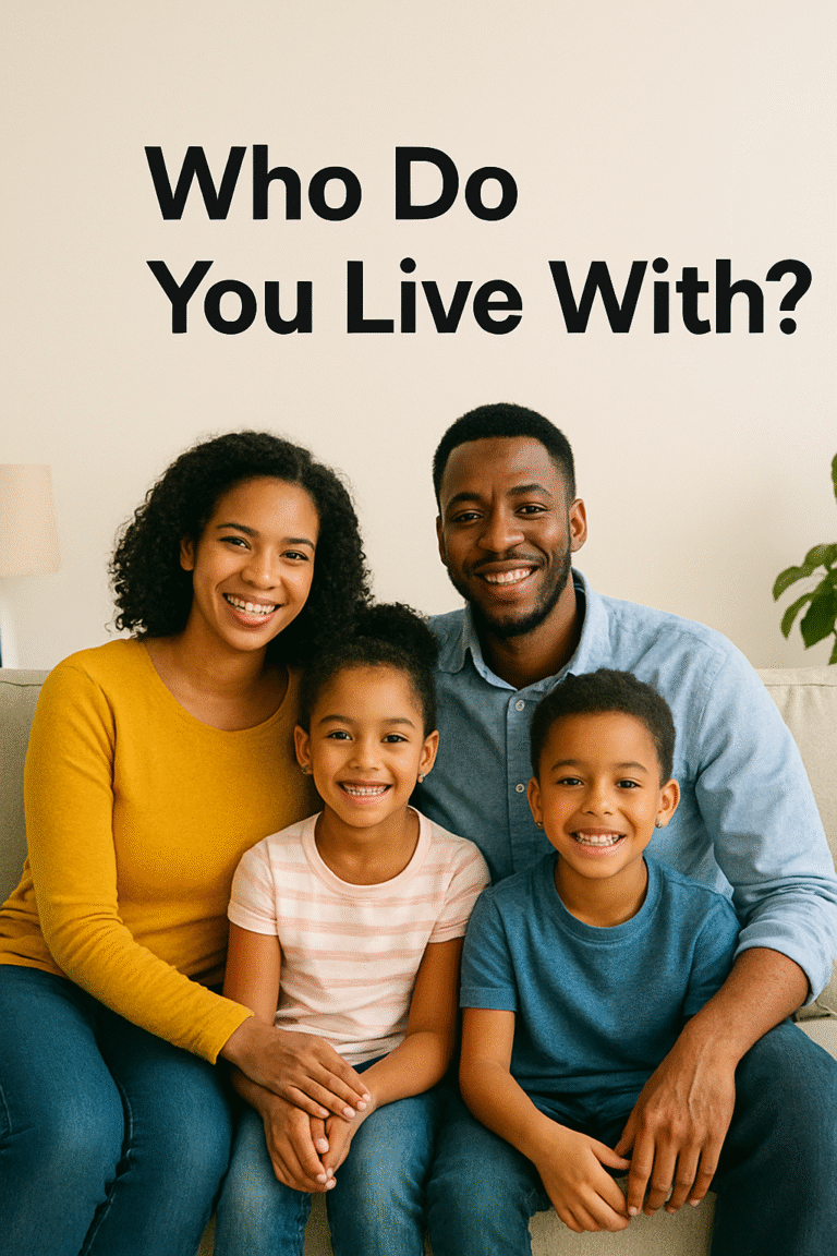 🇺🇸 Who do you live with?